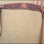 F493 HILASON WESTERN LEATHER HORSE BREAST COLLAR MAHOGANY HAND TOOL