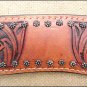 F493 HILASON WESTERN LEATHER HORSE BREAST COLLAR MAHOGANY HAND TOOL