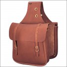 90-4251-BR WEAVER CHAP BROWN LEATHER HORSE SADDLE BAG TACK WESTERN
