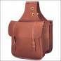 90-4251-BR WEAVER CHAP BROWN LEATHER HORSE SADDLE BAG TACK WESTERN