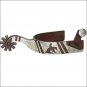 HILASON ANTIQUE  FINISH FRANCOIS GAUTHIER REINER MEN SPUR CURVED SHANK