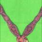 HILASON WESTERN LEATHER HORSE BREAST COLLAR MAHOGANY BLACK