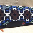 FEP307 MADE IN USA HILASON WESTERN WOOL SHOCK BUSTER SADDLE BLANKET PAD BROWN BL