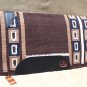 FEP305 MADE IN USA HILASON WESTERN WOOL SHOCK BUSTER SADDLE BLANKET PAD BROWN NA