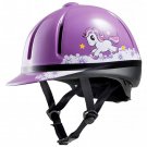 SMALL TROXEL LEGACY PURPLE SLIM PROFILE ALL PURPOSE EQUESTRIAN RIDING HELMET