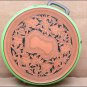 AH-6 HILASON HORSE MEDIUM NEON LIME MOLDED HEAVY DUTY ABS ROPE CAN LEATHER TRIM