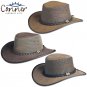 CONNER HANDMADE BC HATS COOL AS A BREEZE AUSTRALIAN LEATHER MESH CROWN HAT
