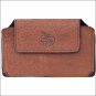GEORGIA BOOT LIGHT BROWN GRAIN LEATHER LARGE SMARTPHONE HOLDER MAGNETIC CLOSURE