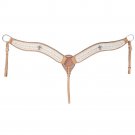 TOUGH 1 DESERT HOPE CROSS HAIR ON SILVER DOTS BREASTCOLLAR W/ INLAY LIGHT OIL