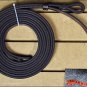 WALNUT WESTERN TACK HORSE LEATHER SPLIT REIN CHICAGO SCREW AT BIT ENDS BY CIRCLE