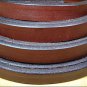 WALNUT WESTERN TACK HORSE LEATHER SPLIT REIN CHICAGO SCREW AT BIT ENDS BY CIRCLE