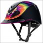 MEDIUM TROXEL FALLON TAYLOR MESH COVER HORSE HEADLINERS RIDING HELMET TIE DYE