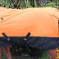 69 in HILASON 600D RIPSTOP WATERPROOF POLY TURNOUT HORSE WINTER SHEET ORANGE