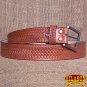 GM201M-F HILASON HAND MADE HEAVY DUTY BUFFALO HIDE LEATHER STICHED BELT 42"