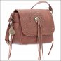 AMERICAN WEST BANDANA SIOUX LADIES CROSSBODY SHOULDER FLAP HAND BAG BRASS SPOTS