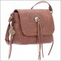 AMERICAN WEST BANDANA SIOUX LADIES CROSSBODY SHOULDER FLAP HAND BAG BRASS SPOTS