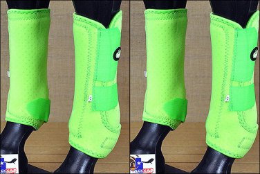 F40 LRG TOUGH1 FRONT REAR LEG EXTREME VENTED SPORTS MEDICINE HORSE SPLINT BOOTS