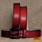 GM101DB-F HILASON HAND MADE HEAVY DUTY BUFFALO HIDE LEATHER STICHED BELT 38"