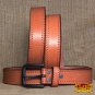 GM101M-F HILASON HAND MADE HEAVY DUTY BUFFALO HIDE LEATHER STICHED BELT 44"