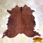 H155F HILASON HAIR ON LEATHER BRAZILIAN COWHIDE SKIN RUG CARPET EXOTIC TRI COLOR