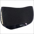 PROFESSIONAL CHOICE SMX AIR RIDE SQUARE BARREL HORSE FLEECE SADDLE PAD BLACK