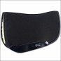 PROFESSIONAL CHOICE SMX AIR RIDE SQUARE BARREL HORSE FLEECE SADDLE PAD BLACK