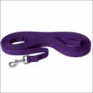 PURPLE WEAVER TACK HORSE FLAT COTTON LUNGE LINE WITH NICKEL PLATED 225 SNAP