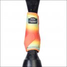 SMALL PRODIGY ATHLETIC HORSE LEG NEOPRENE BOOTS TWO PACK ORANGE YELLOW