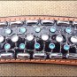 HILASON WESTERN LEATHER HORSE BREAST COLLAR TAN BLACK BLING