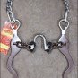 HILASON ANTIQUE BROWN ROPING HORSE BIT HIGH PORT CORRECTION MOUTH W/COPPER INLAY