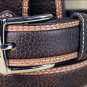 42 INCH WESTERN ARIAT MEN DEISEL BROWN ROWDY LEATHER BELT