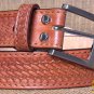 GM201M-F HILASON HAND MADE HEAVY DUTY BUFFALO HIDE LEATHER STICHED BELT 36"