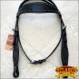 HILASON WESTERN LEATHER HORSE ONE EAR BRIDLE HEADSTALL BLACK HAND CARVED