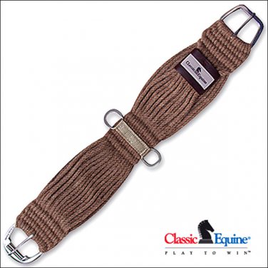36 INCH CLASSIC EQUINE HORSE TACK ALPACA STRAIGHT CINCH STAINLESS STEEL
