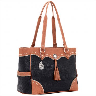 AMERICAN WEST BANDANA BRECKEN RIDGE CARRY ON TOTE SHOULDER HAND BAG TAN