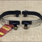 HILASON BLACK STEEL MEN ROPER SPURS ENGRAVED GERMAN SILVER TRIM BRASS ROWEL