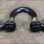 HILASON BLACK STEEL TRAINING HORSE BIT CORRECTION MOUTH W/COPPER RINGS