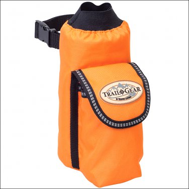 WEAVER ORANGE TRAIL GEAR WATER BOTTLE HOLDER ELASTIC OPENER HOOK LOOP CLOSURE