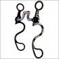 METALAB SANTA FE CALVARY HINGED PORT HORSE BIT STAINLESS STEEL TRIMS