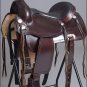 TT100GS 15" HILASON WESTERN GAITED FLEX TREE ENDURANCE TRAIL RIDING HORSE SADDLE