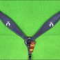 HILASON WESTERN LEATHER HORSE HEADSTALL BREAST COLLAR BLACK CROSS GUN CONCHO