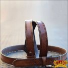 50 INCH HILASON HAND MADE HEAVY DUTY BUFFALO LEATHER STICHED BELT