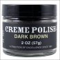 BICKMORE CR&Atilde;�ME LEATHER BOOT SHOE POLISH DARK BROWN 2 OZ