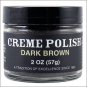 BICKMORE CR&Atilde;�ME LEATHER BOOT SHOE POLISH DARK BROWN 2 OZ