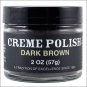 BICKMORE CR&Atilde;�ME LEATHER BOOT SHOE POLISH DARK BROWN 2 OZ