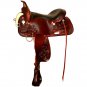 16" CIRCLE Y 6812 MINERAL WELLS TRAIL WIDE TREE LEATHER FLORAL TOOLED SADDLE TOB