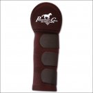 PROFESSIONAL CHOICE ADJUSTABLE WESTERN HORSE TAIL WRAPS CHOCOLATE