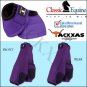 SMALL PURPLE CLASSIC EQUINE FRONT REAR LEGACY SPORTS HORSE NO TURN BELL BOOTS