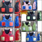 HILASON KIDS JUNIOR YOUTH BULL RIDING PRO RODEO LEATHER PROTECTIVE VEST CHAPS