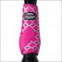 SMALL PRODIGY ATHLETIC HORSE LEG NEOPRENE BOOTS TWO PACK PINK QUATREFOIL